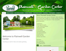 Tablet Screenshot of plainwellgardencenter.com